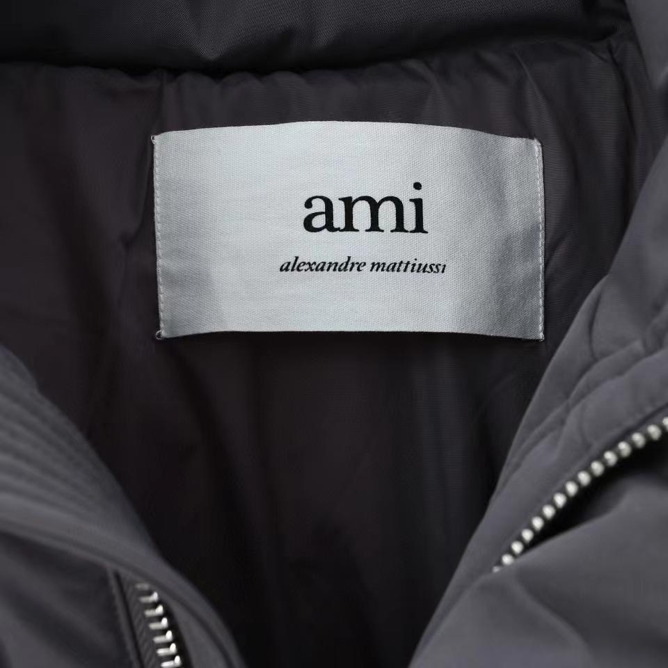 Ami Paris Ami de Coeur-patch padded jacket - EUR FASHION