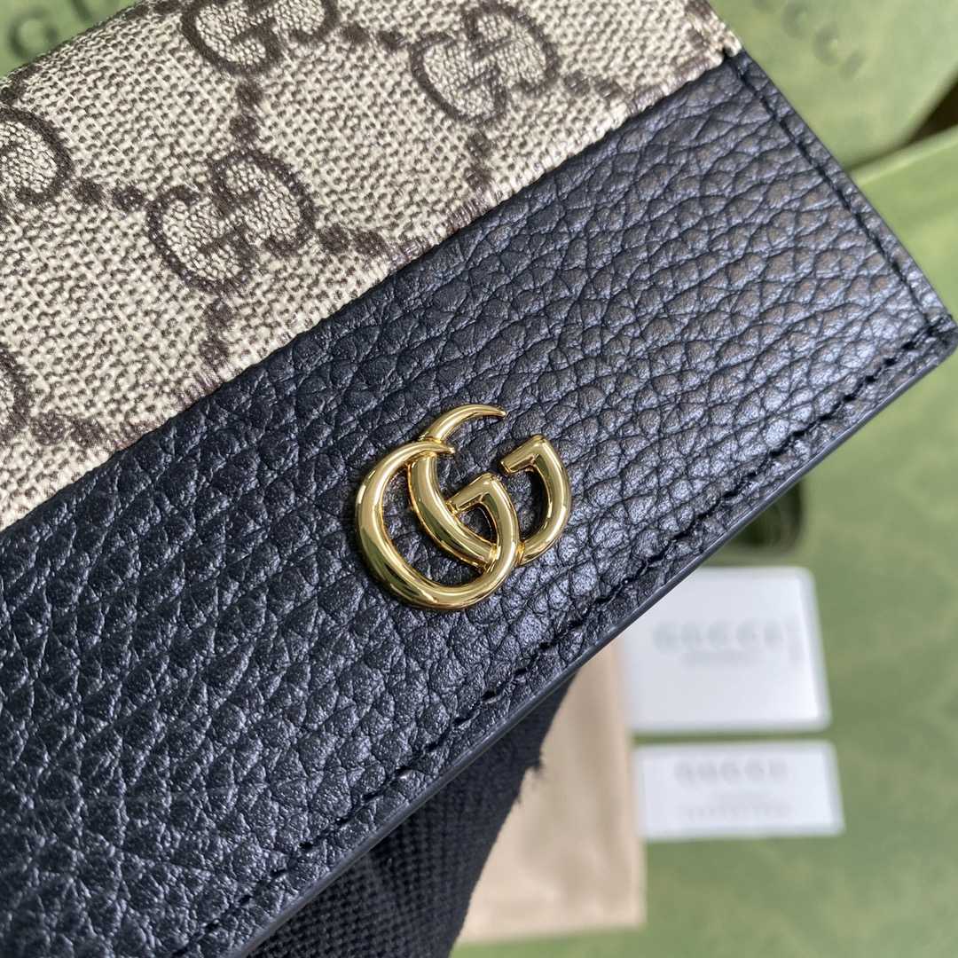 Gucci GG Marmont Card Case Wallet(11-9-3cm)    - EUR FASHION