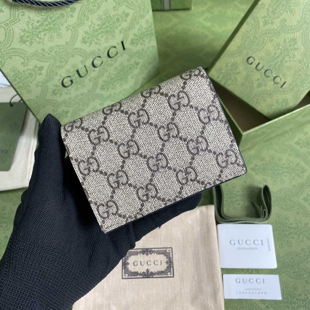 Gucci GG Marmont Card Case Wallet(11-9-3cm)    - EUR FASHION