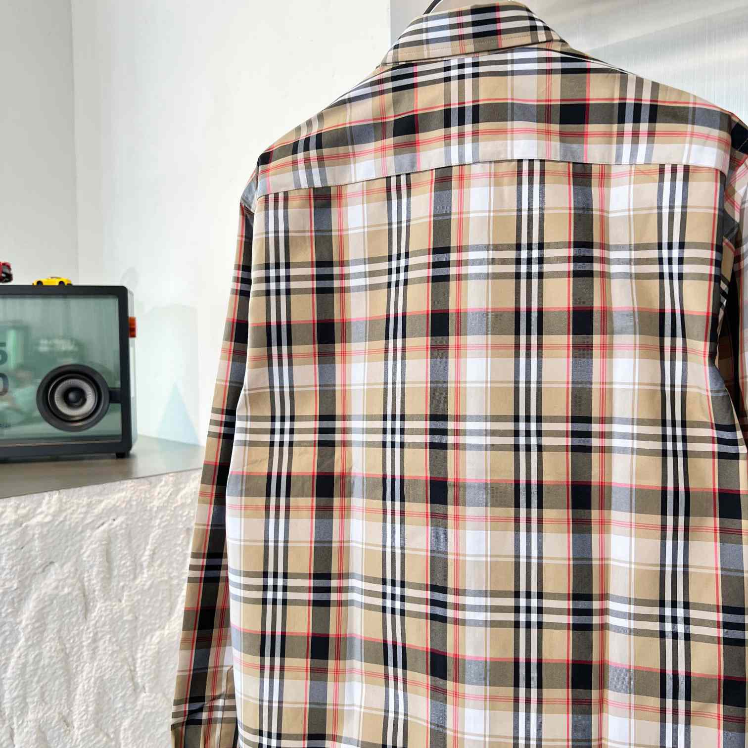 Burberry Check Cotton Poplin Shirt - EUR FASHION