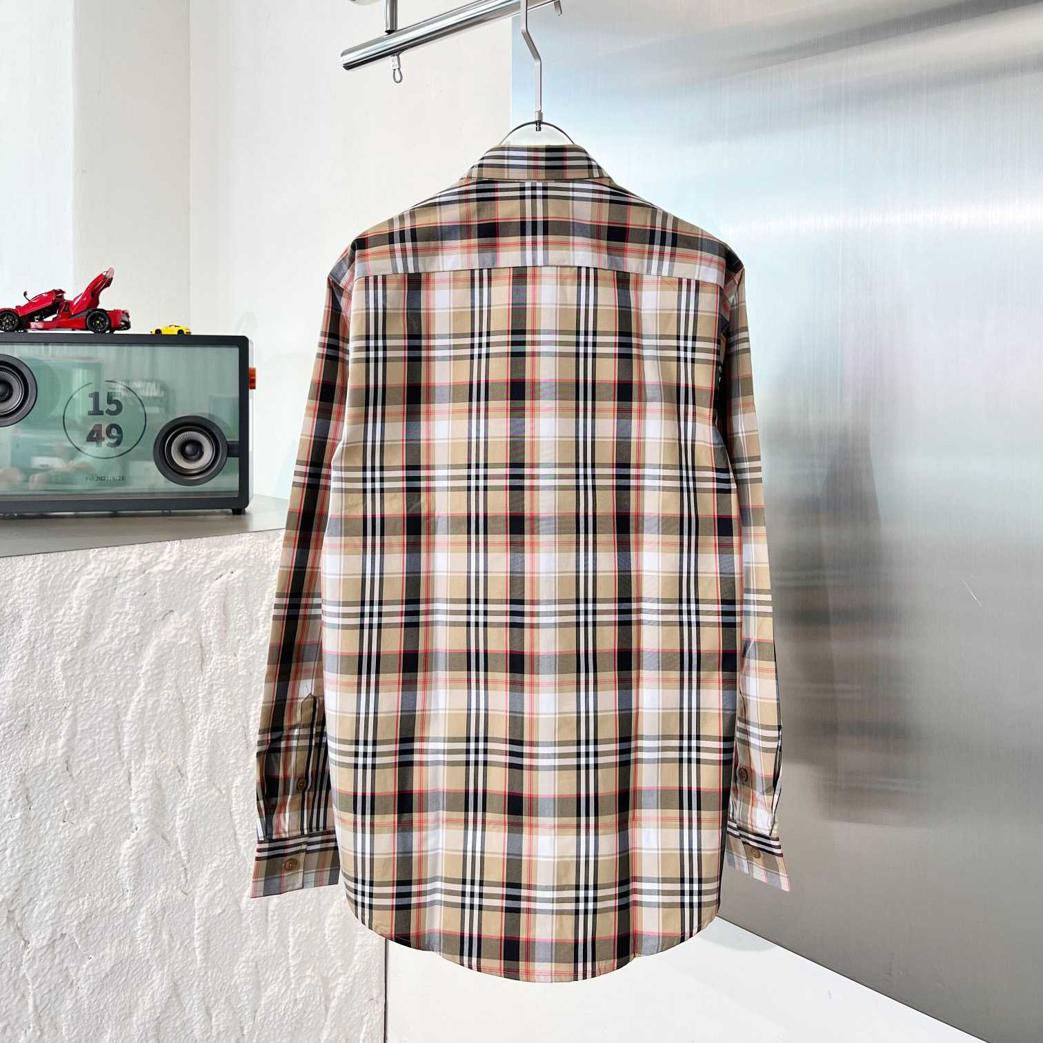 Burberry Check Cotton Poplin Shirt - EUR FASHION