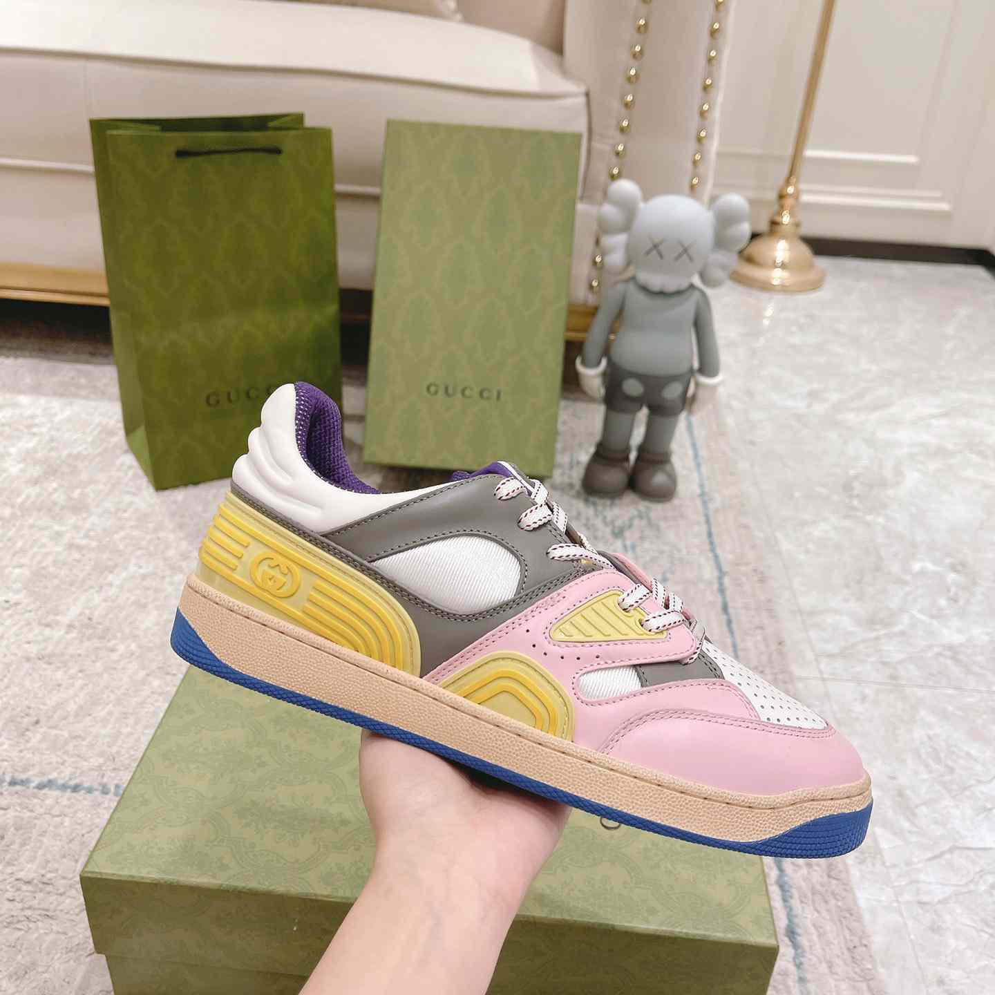 Gucci Basket Sneaker With lnterlocking G  - EUR FASHION