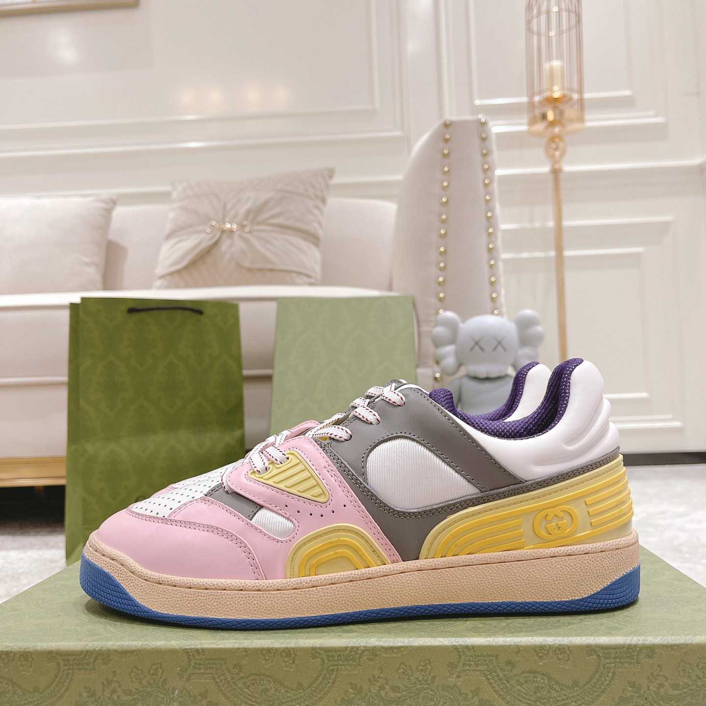 Gucci Basket Sneaker With lnterlocking G  - EUR FASHION