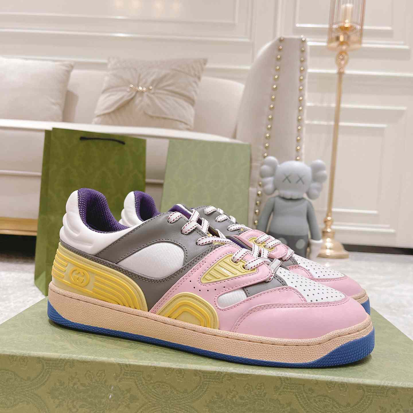 Gucci Basket Sneaker With lnterlocking G  - EUR FASHION