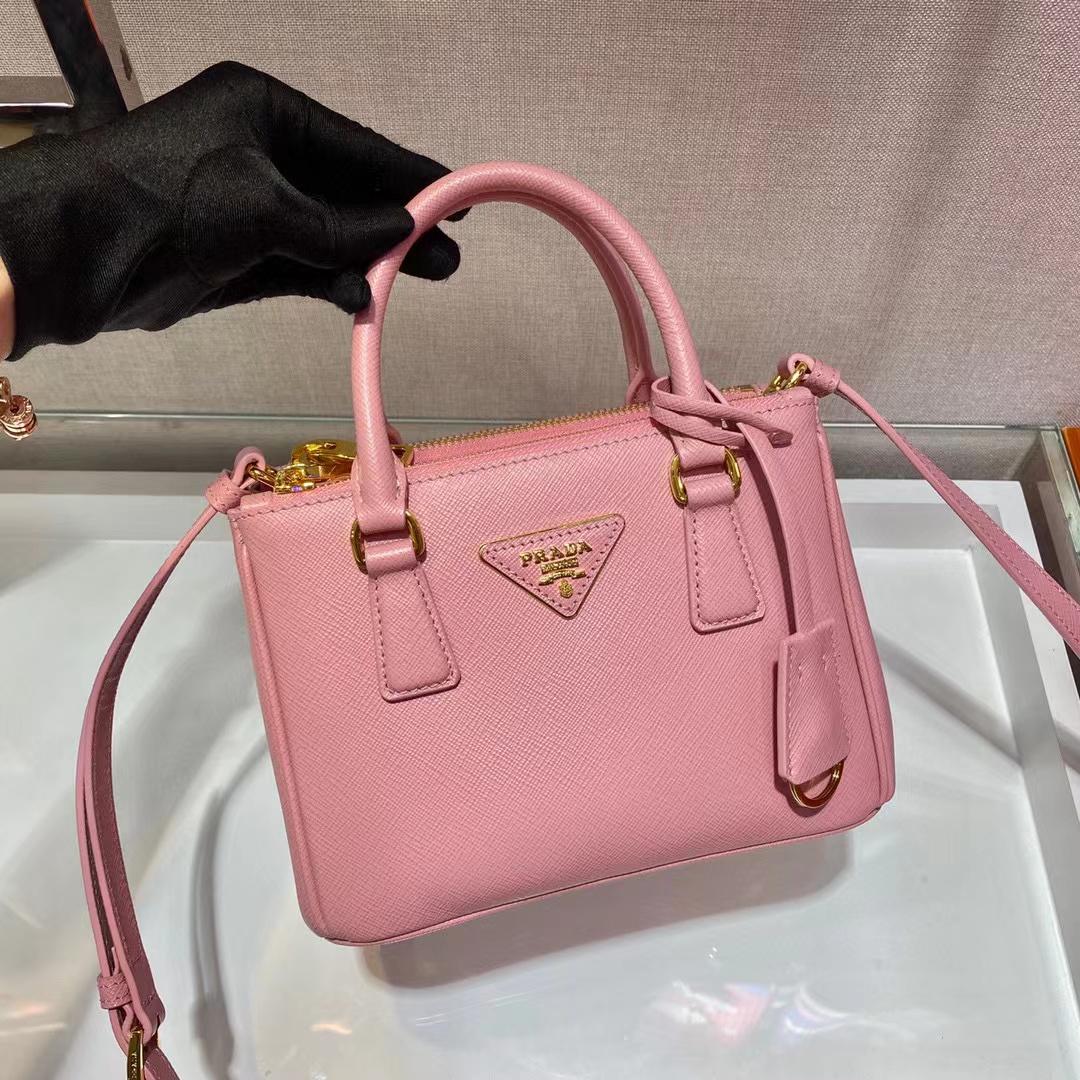 Prada Galleria Saffiano Leather Mini Bag(20-15-9.5cm) - EUR FASHION