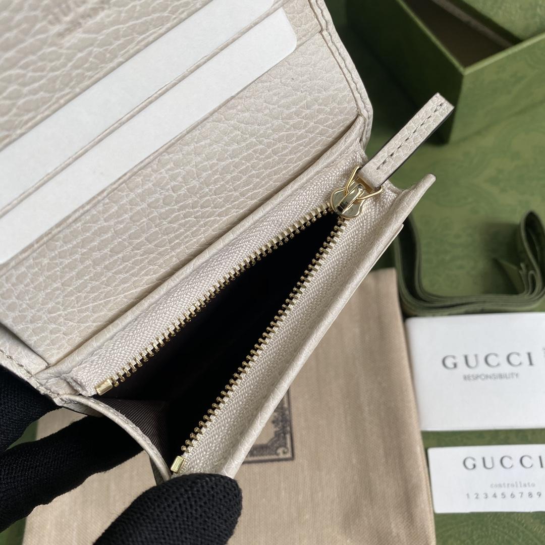 Gucci GG Marmont Card Case Wallet(11-9-3cm)    - EUR FASHION