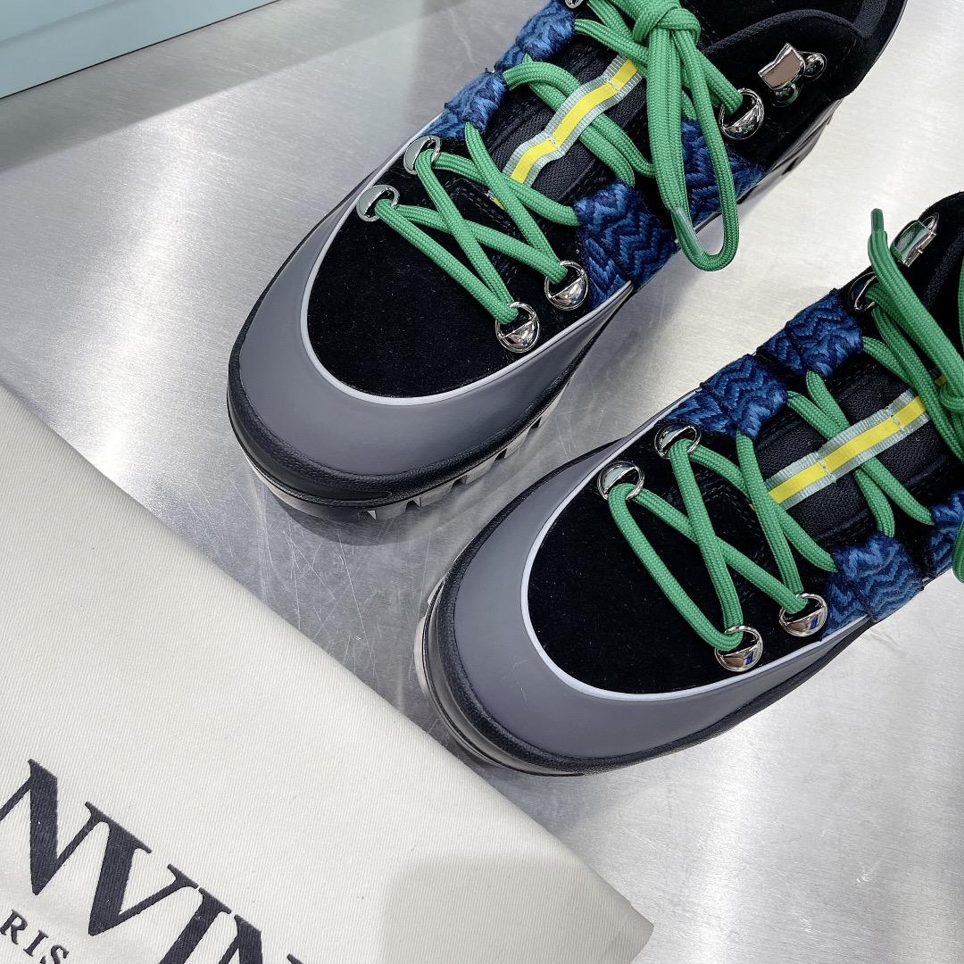 Lanvin Chunky-Sole Lace-Up Sneakers - EUR FASHION
