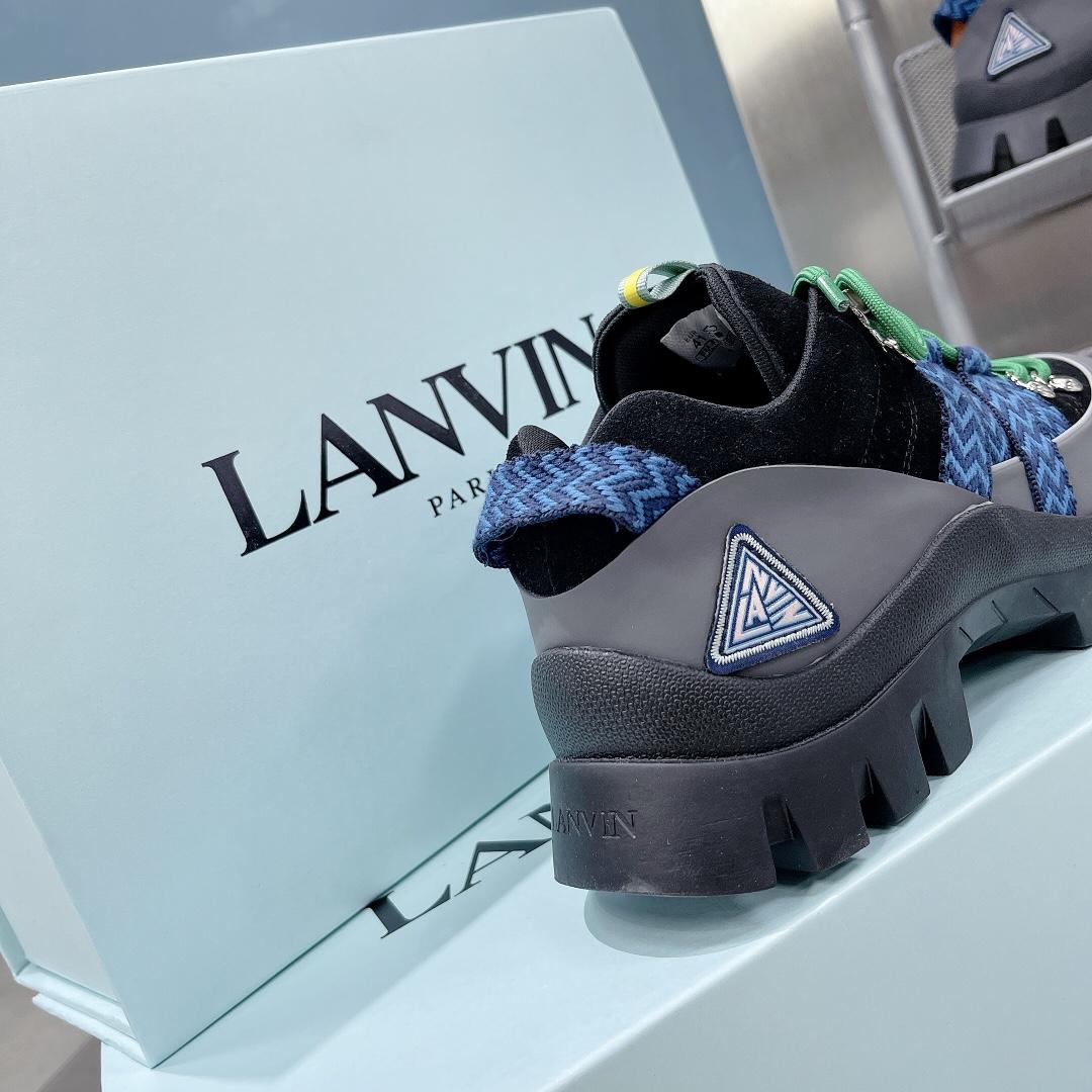 Lanvin Chunky-Sole Lace-Up Sneakers - EUR FASHION