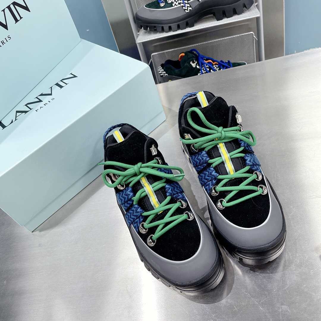 Lanvin Chunky-Sole Lace-Up Sneakers - EUR FASHION