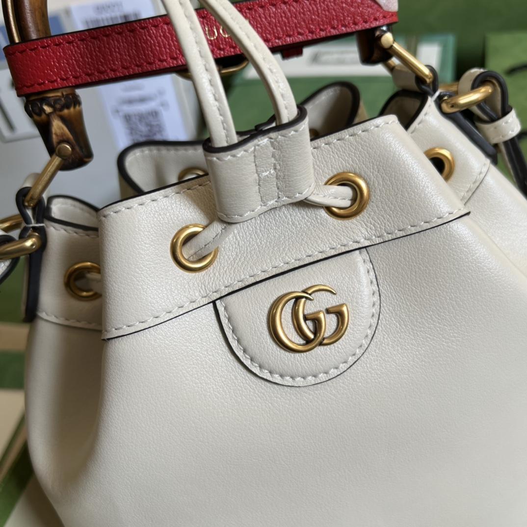 Gucci Diana Small Bucket Bag (23.5-38-10.5cm) - EUR FASHION