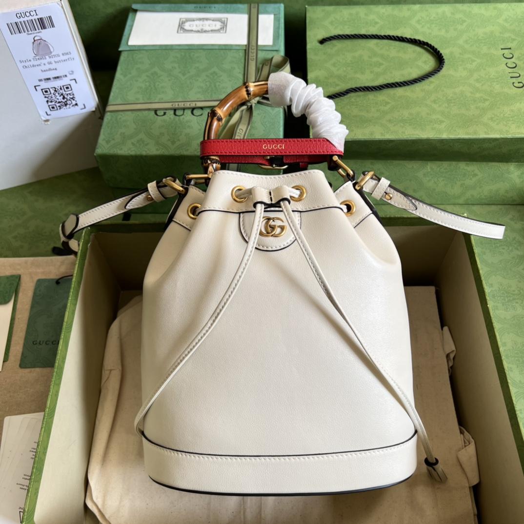 Gucci Diana Small Bucket Bag (23.5-38-10.5cm) - EUR FASHION