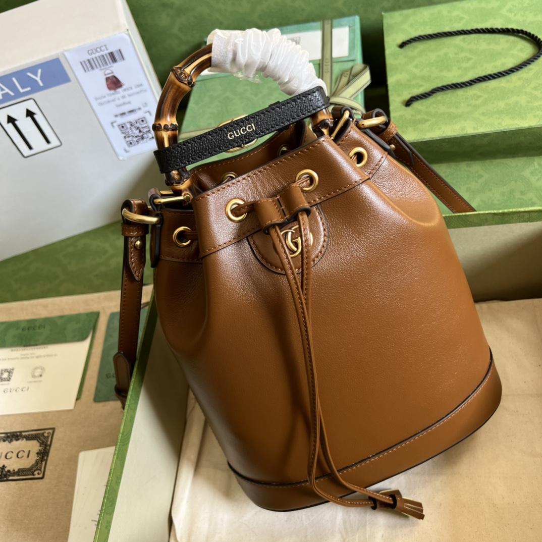 Gucci Diana Small Bucket Bag (23.5-38-10.5cm) - EUR FASHION
