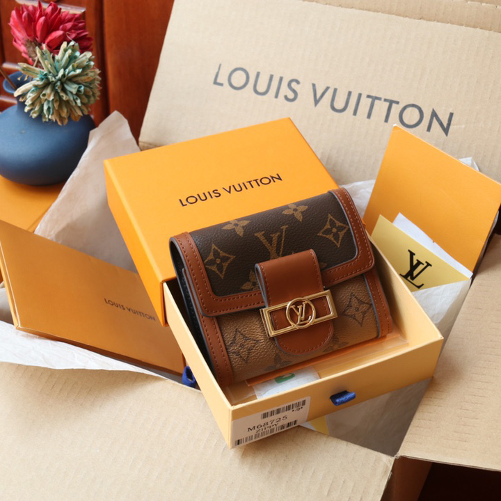 Louis Vuitton Dauphine Compact Wallet (12-9.5-3.5cm)   M68725 - EUR FASHION