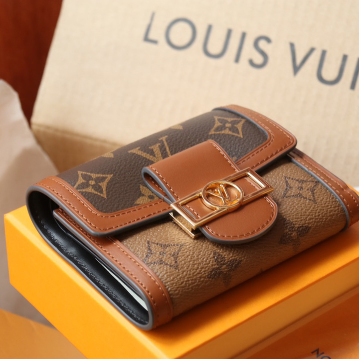 Louis Vuitton Dauphine Compact Wallet (12-9.5-3.5cm)   M68725 - EUR FASHION