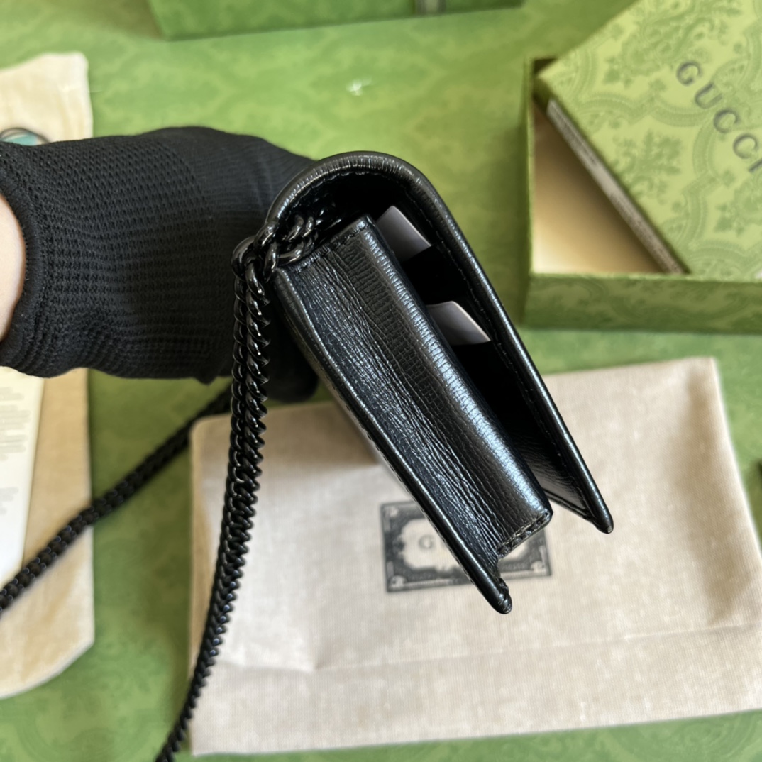 Gucci Horsebit 1955 Wallet With Chain(19-10-4cm) - EUR FASHION