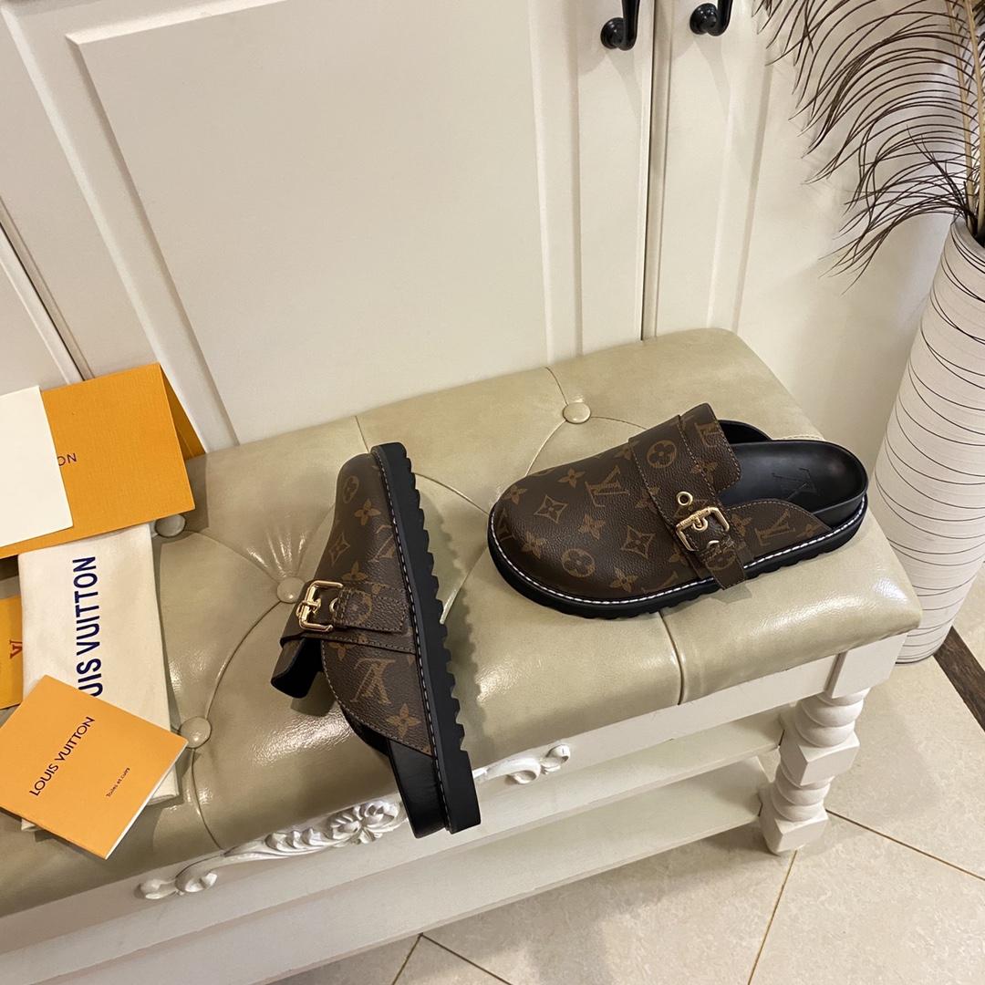 Louis Vuitton Lv Cosy Flat Comfort Clog     1AAW6O 1AAW6K - EUR FASHION