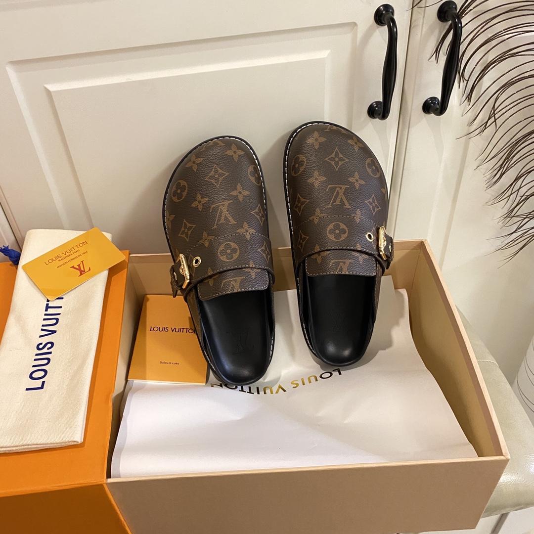 Louis Vuitton Lv Cosy Flat Comfort Clog     1AAW6O 1AAW6K - EUR FASHION