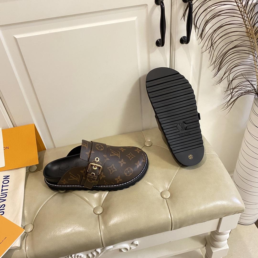 Louis Vuitton Lv Cosy Flat Comfort Clog     1AAW6O 1AAW6K - EUR FASHION