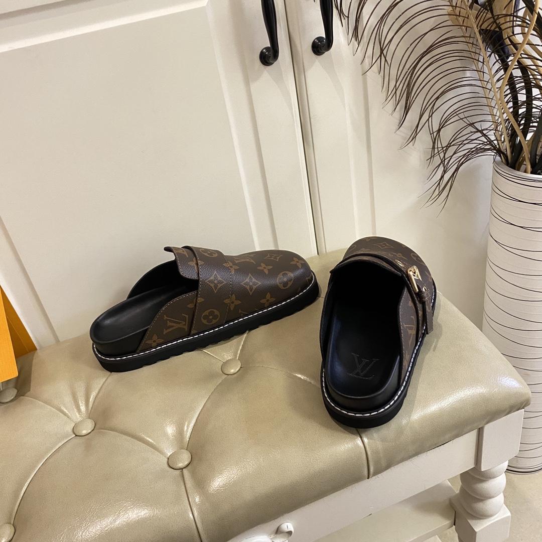 Louis Vuitton Lv Cosy Flat Comfort Clog     1AAW6O 1AAW6K - EUR FASHION