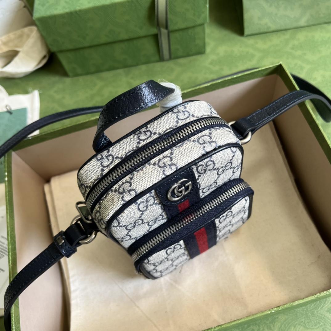 Gucci Ophidia GG Mini Bag(12-16-7cm)   - EUR FASHION
