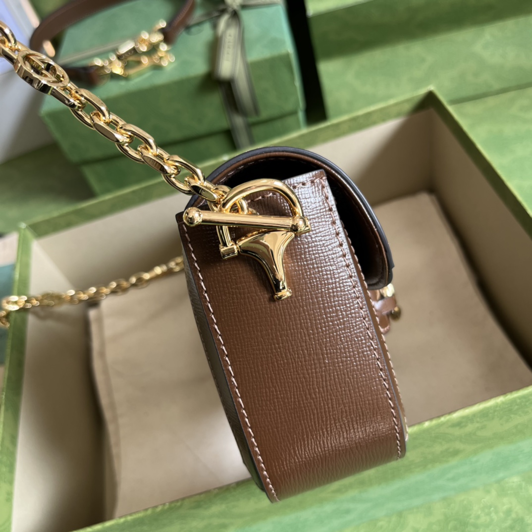 Gucci Horsebit 1955 Shoulder Bag(24-13-5cm)   - EUR FASHION