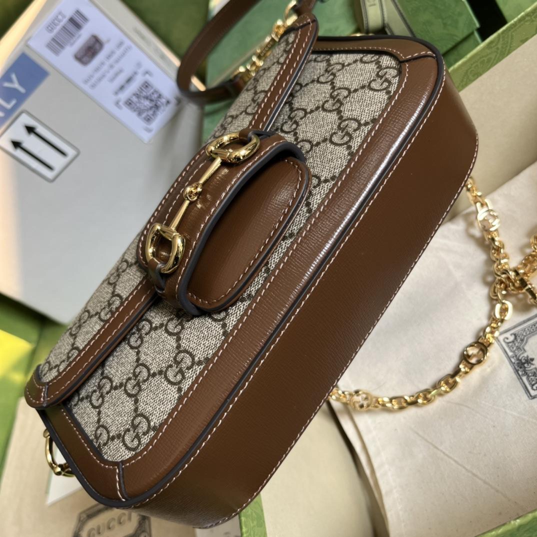 Gucci Horsebit 1955 Shoulder Bag(24-13-5cm)   - EUR FASHION