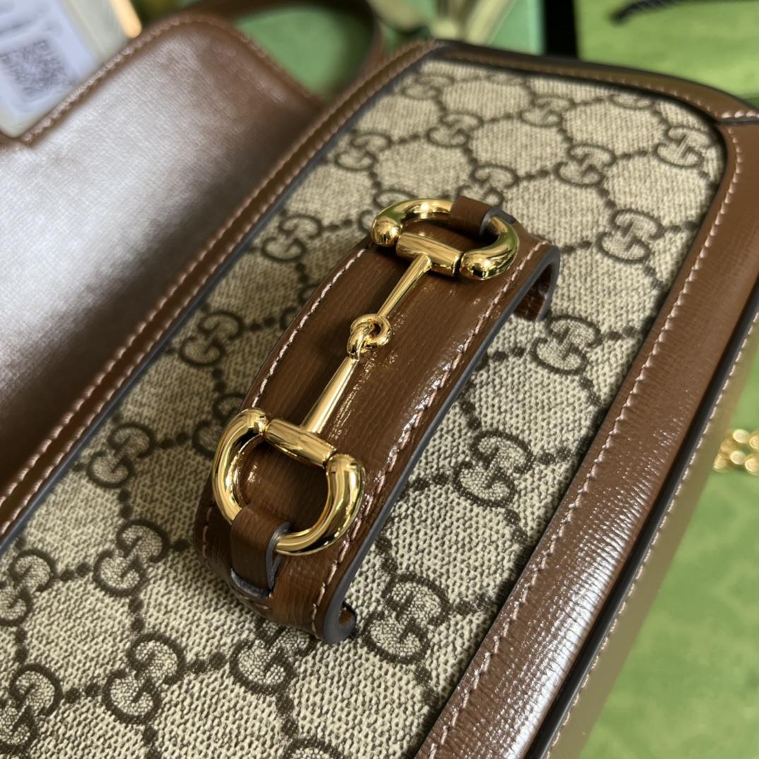 Gucci Horsebit 1955 Shoulder Bag(24-13-5cm)   - EUR FASHION