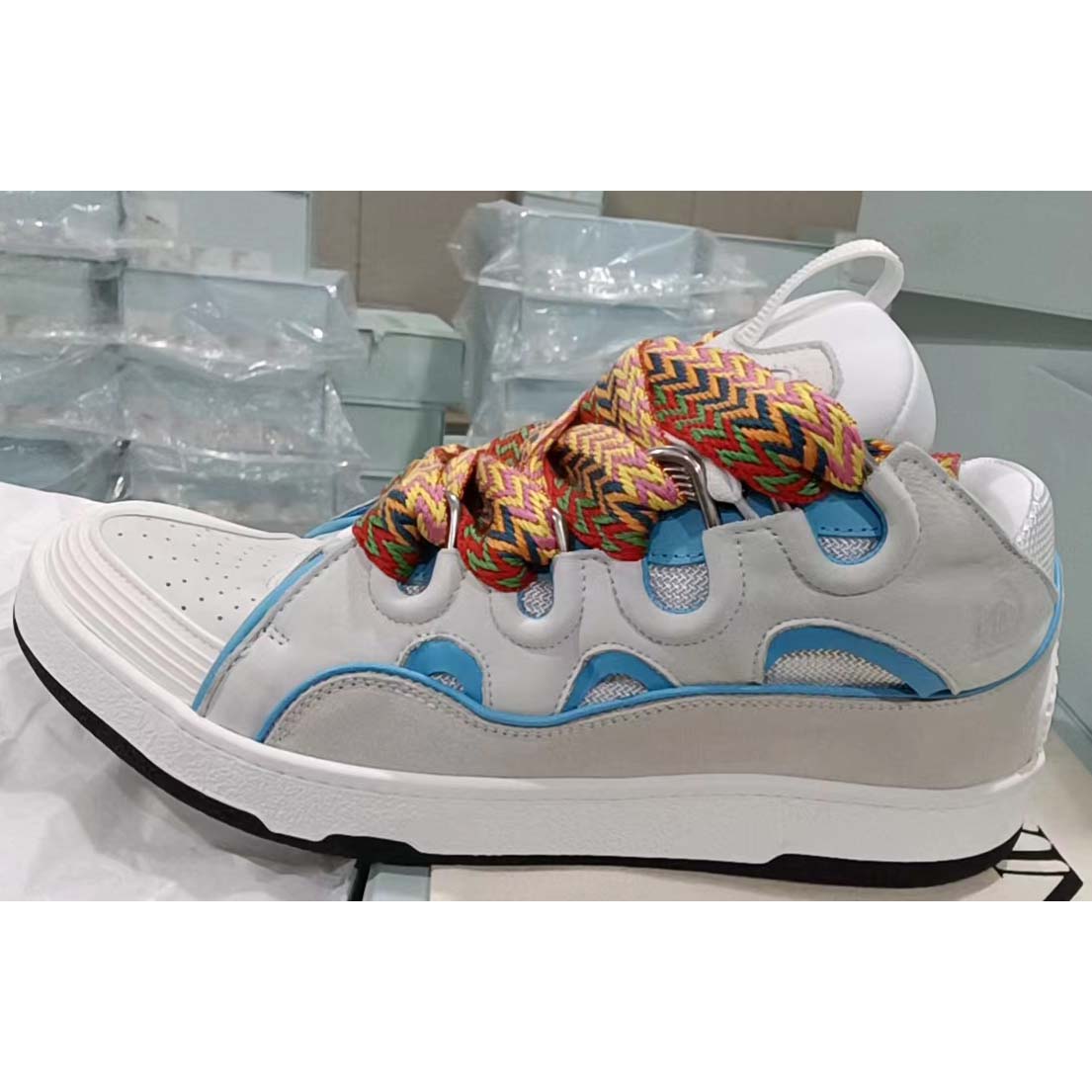 Lanvin Curb Batman Sneakers - EUR FASHION