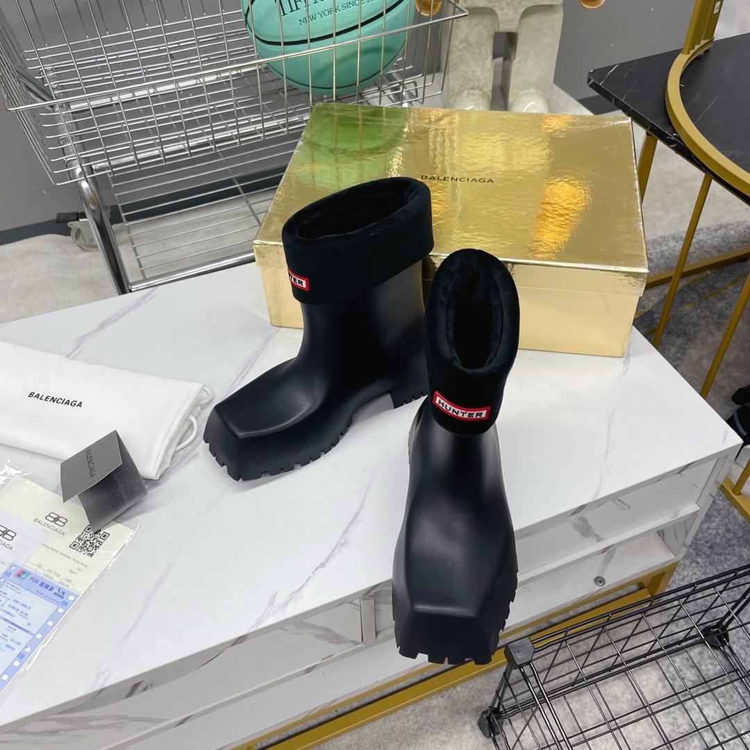 Balenciaga x Hunrer Trooper Rubber Boot  - EUR FASHION