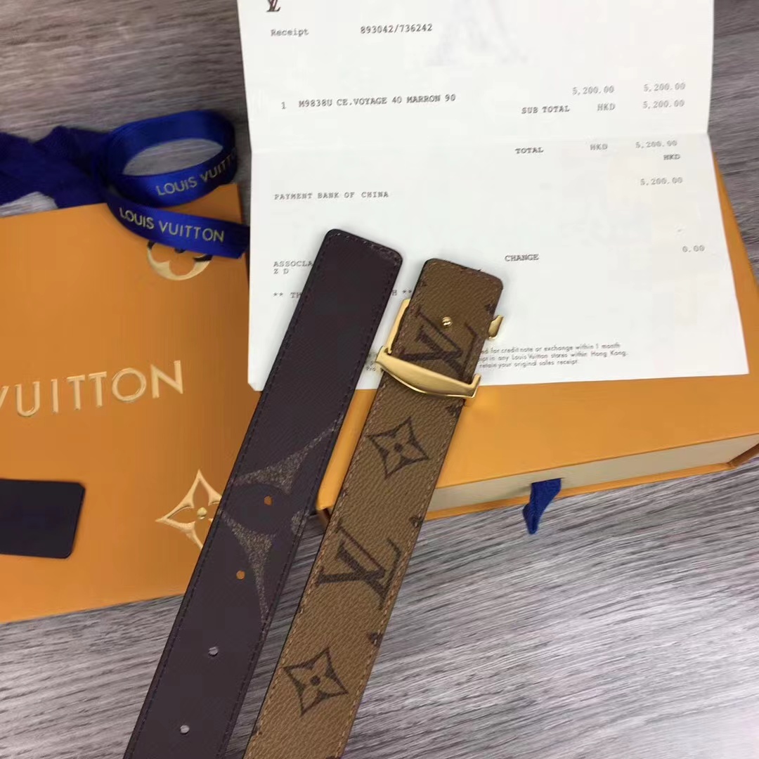 Louis Vuitton LV Iconic 30mm Reversible Belt    M0149V - EUR FASHION