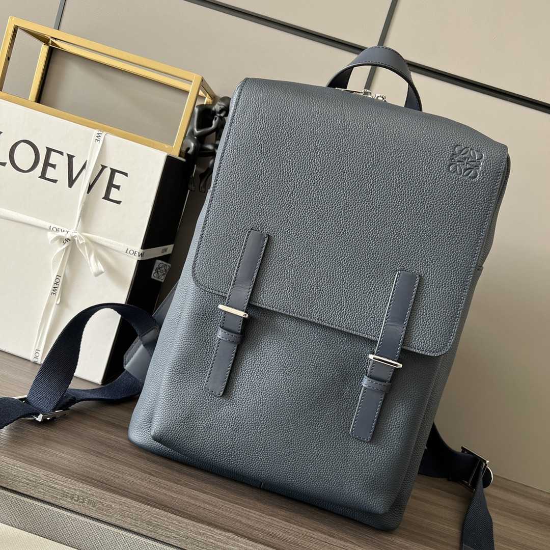 Loewe Military Backpack In Soft Grained Calfskin - EUR FASHION