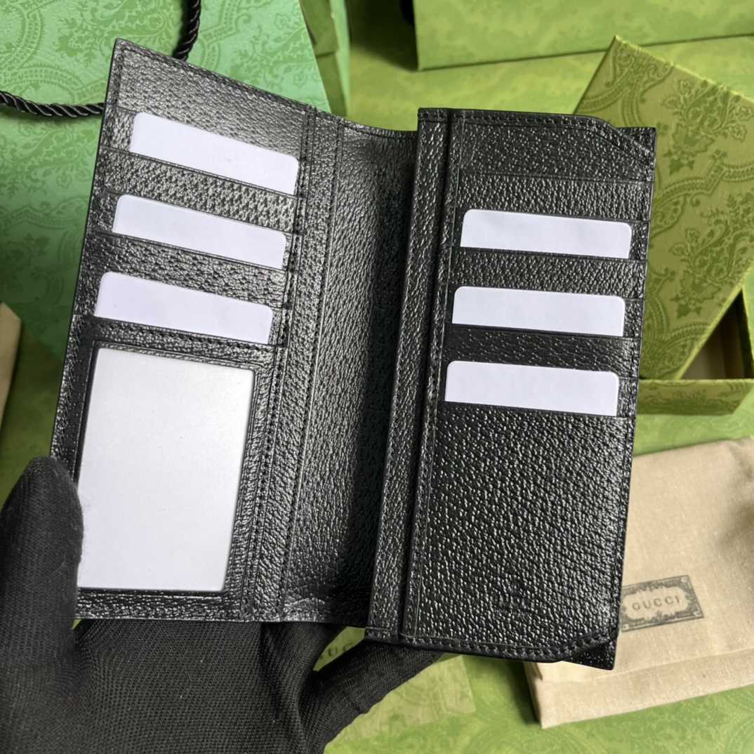 Gucci GG Marmont leather long ID wallet - EUR FASHION