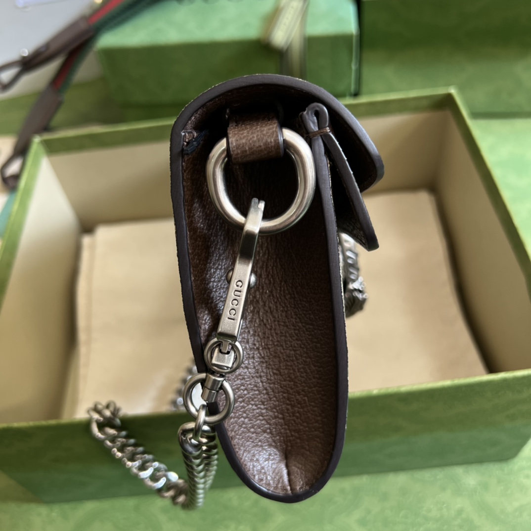 Gucci Dionysus Small Shoulder Bag(25-14-4cm)   - EUR FASHION