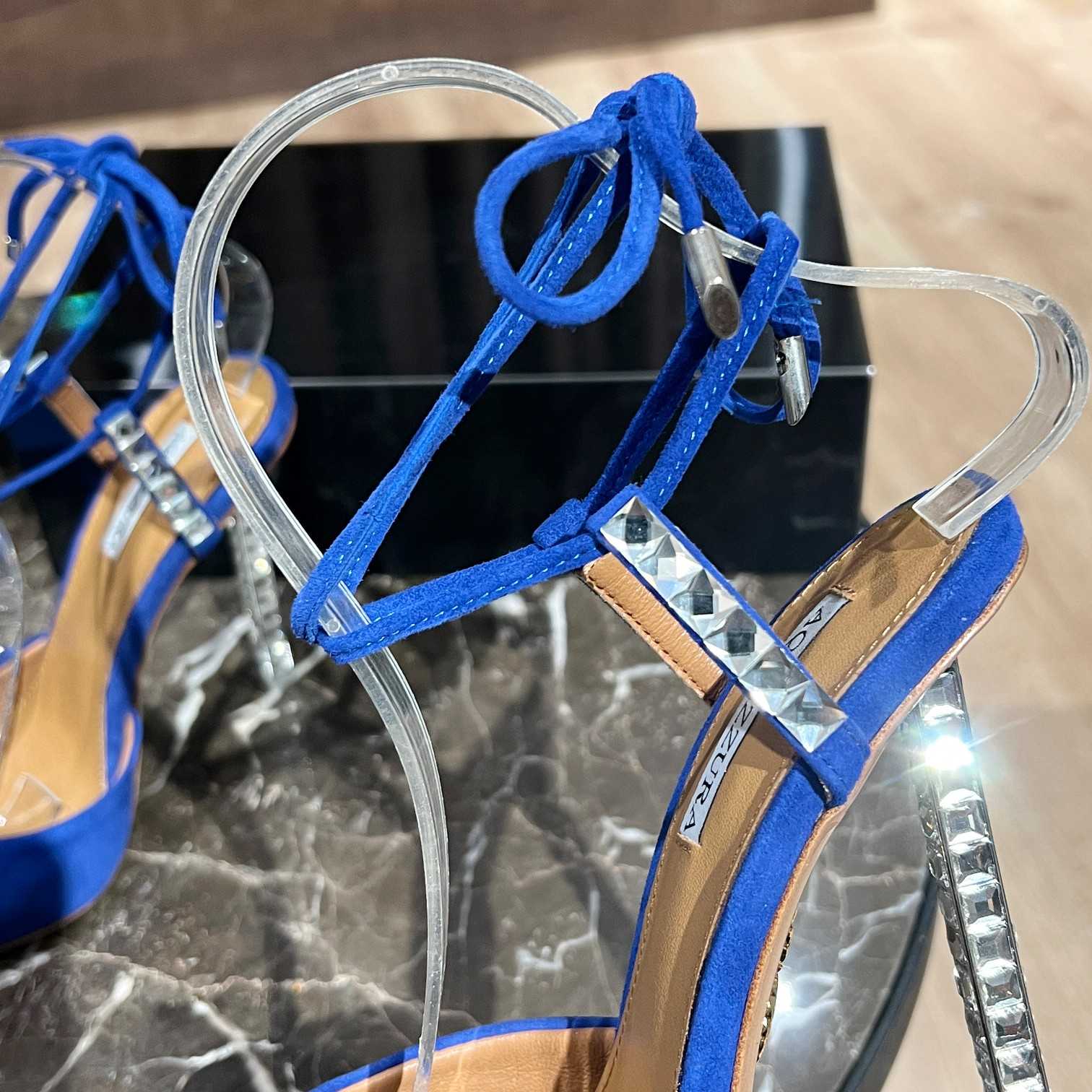 Aquazzura Rock Chic 105 Suede Pumps - EUR FASHION