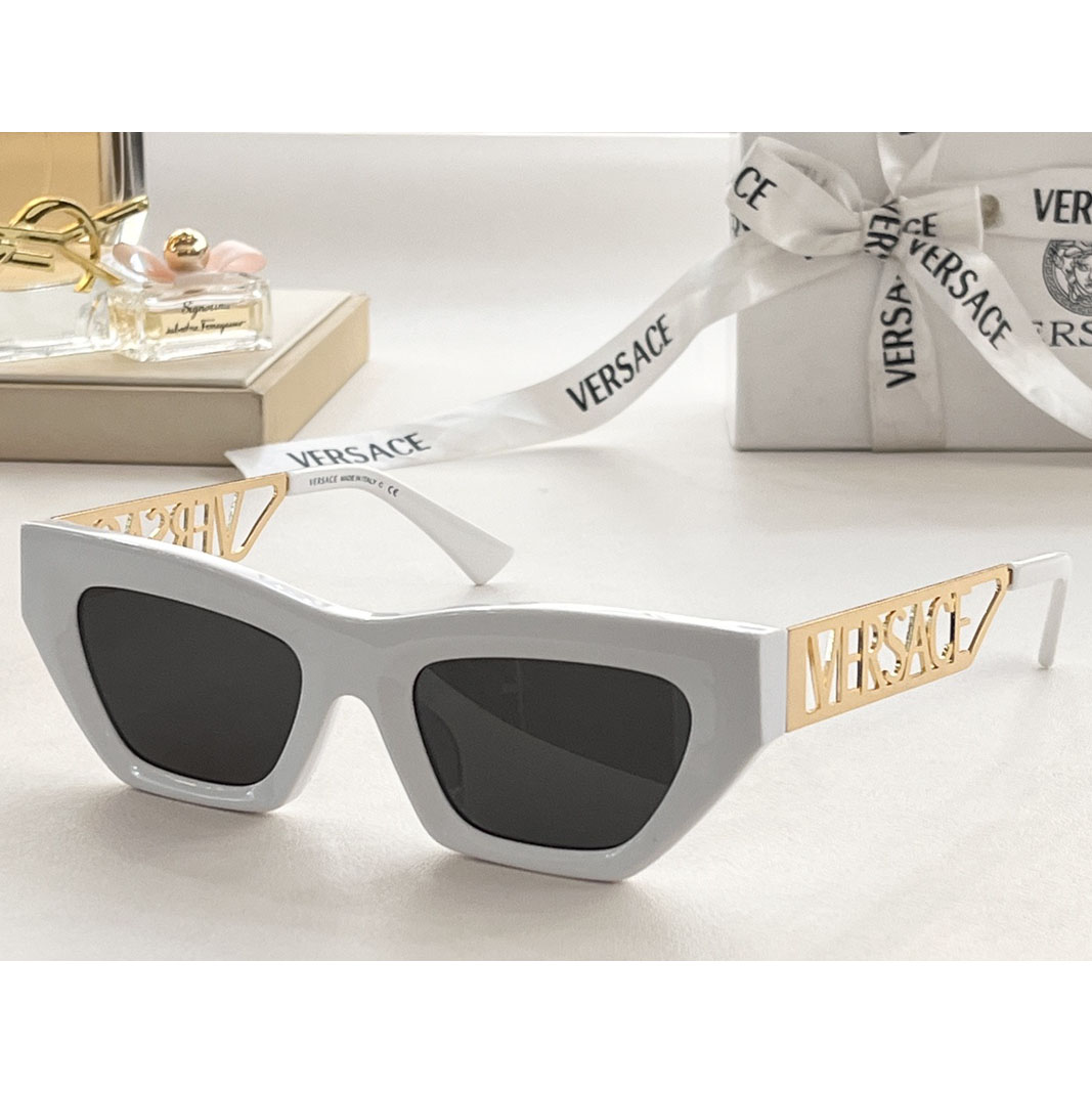 Versace 90s Vintage Logo Cat-Eye Sunglasses     VE4967  - EUR FASHION