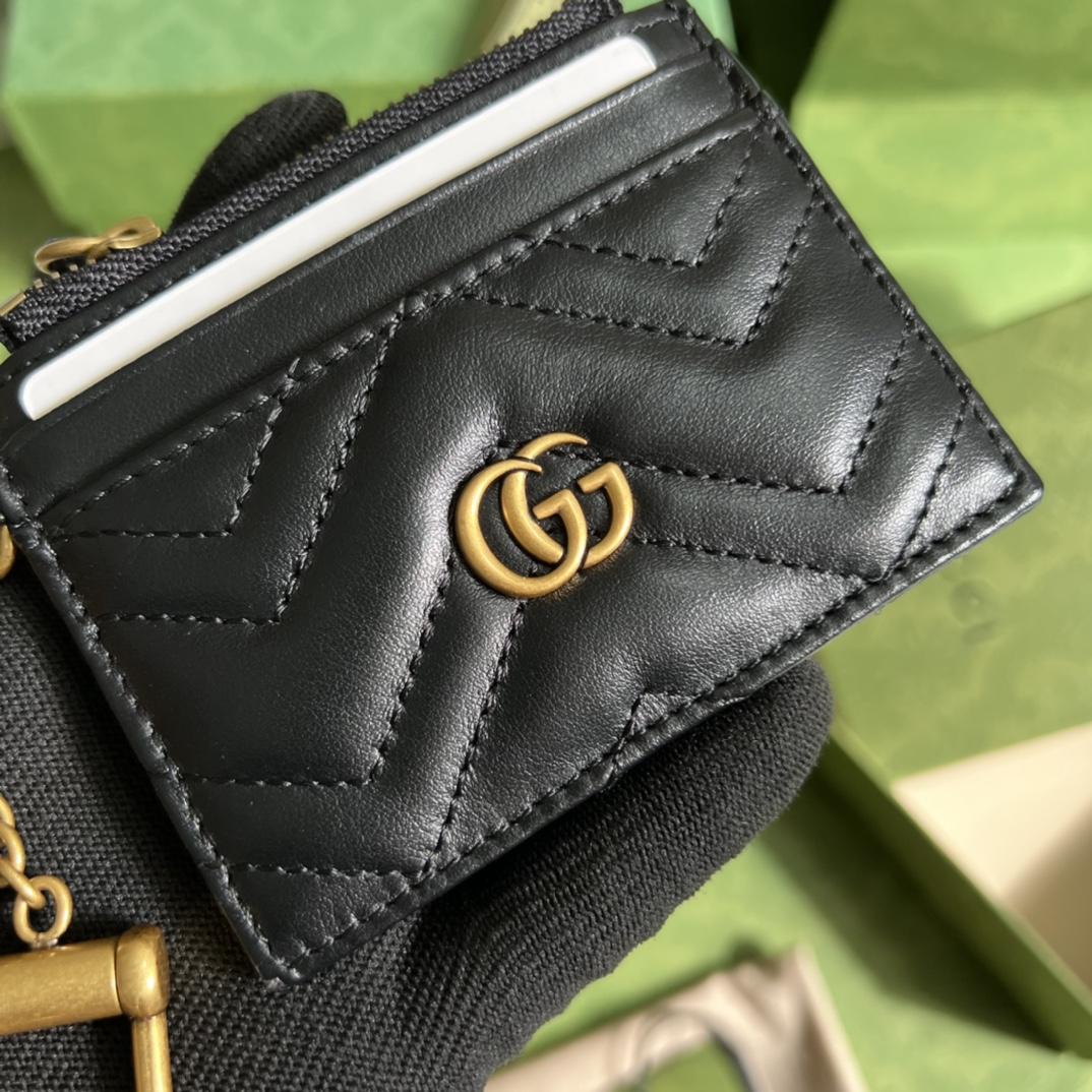 Gucci GG Marmont Keychain Wallet(10-7.5-1cm) - EUR FASHION