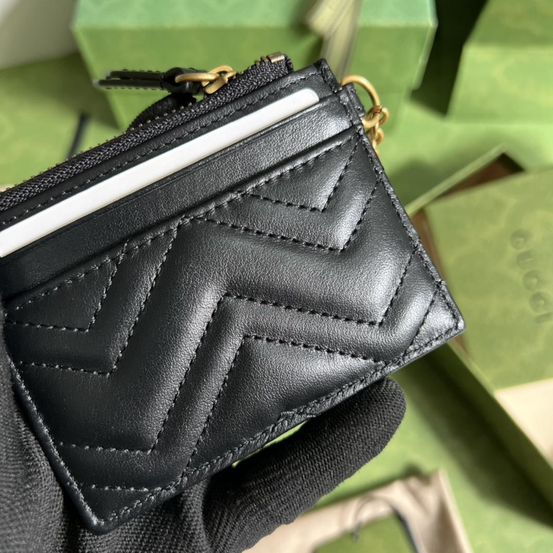 Gucci GG Marmont Keychain Wallet(10-7.5-1cm) - EUR FASHION