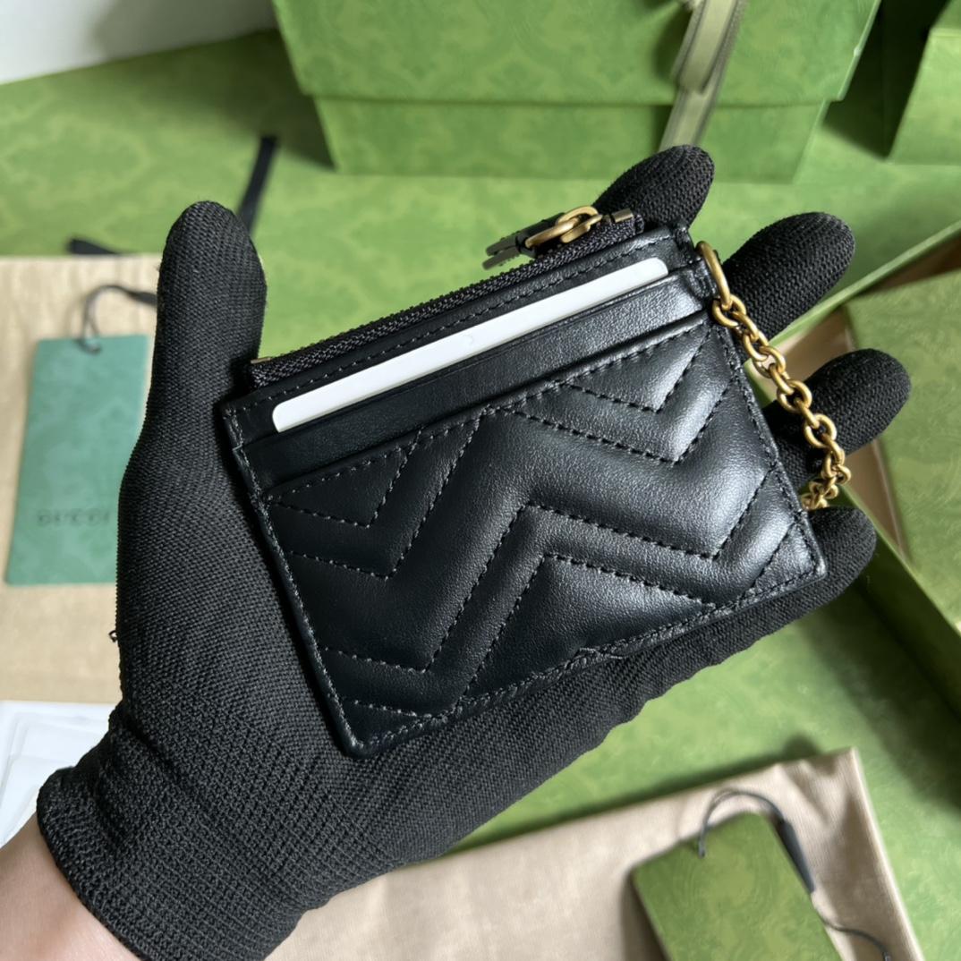 Gucci GG Marmont Keychain Wallet(10-7.5-1cm) - EUR FASHION