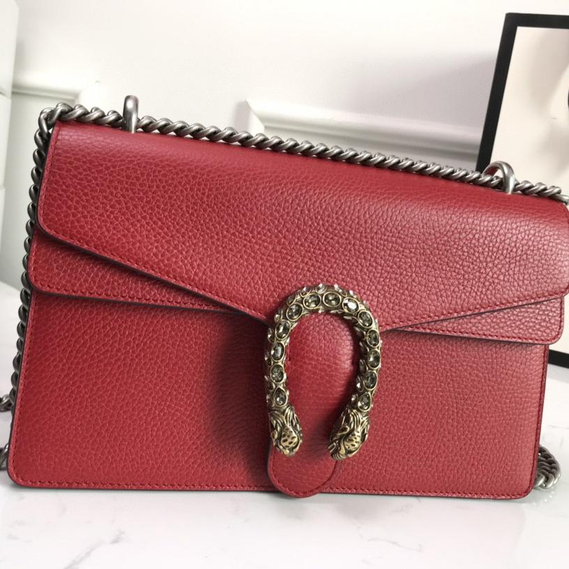 Gucci Dionysus Leather Shoulder Bag(28-18-9cm)   - EUR FASHION