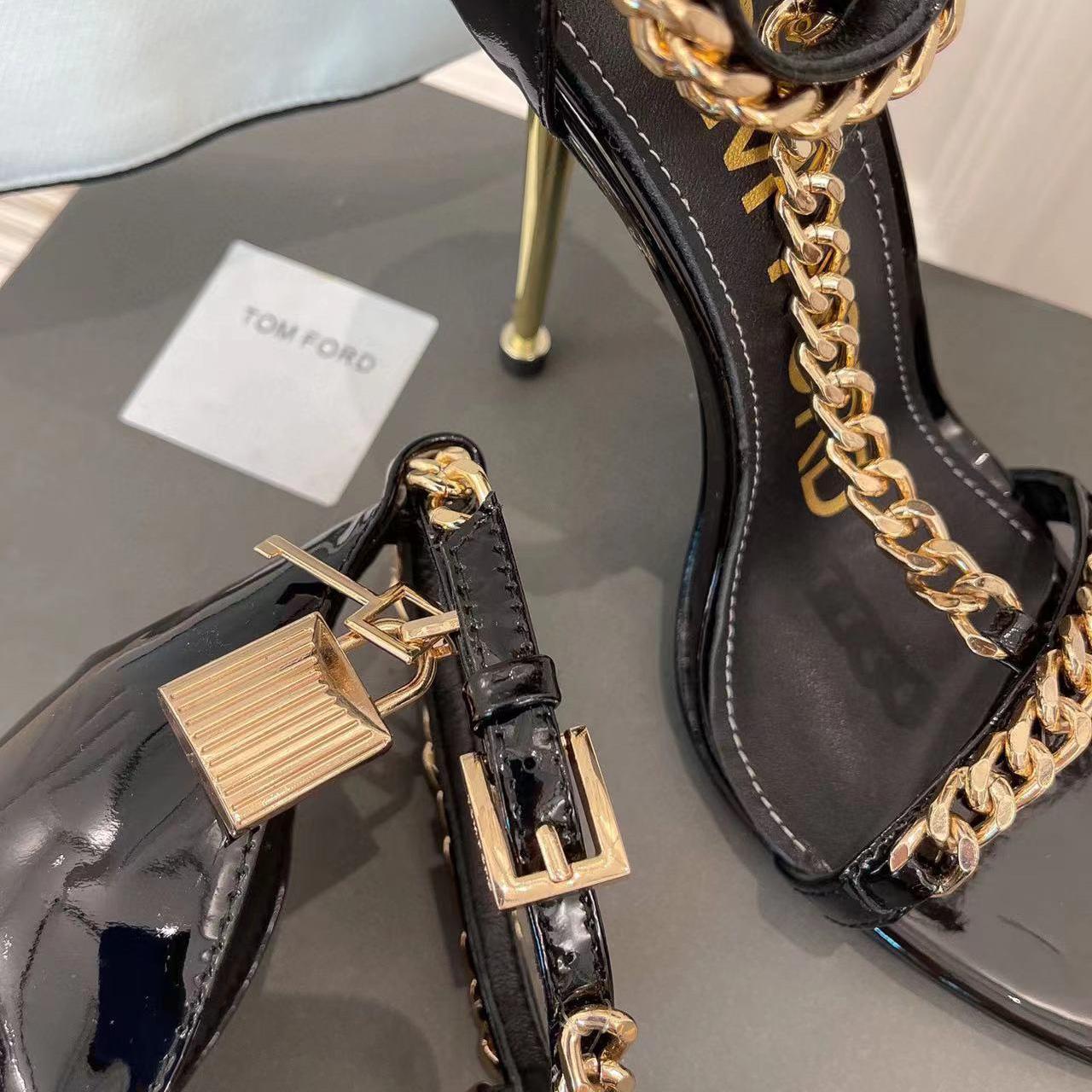 Tom Ford Chain-Embellished Sandals - EUR FASHION