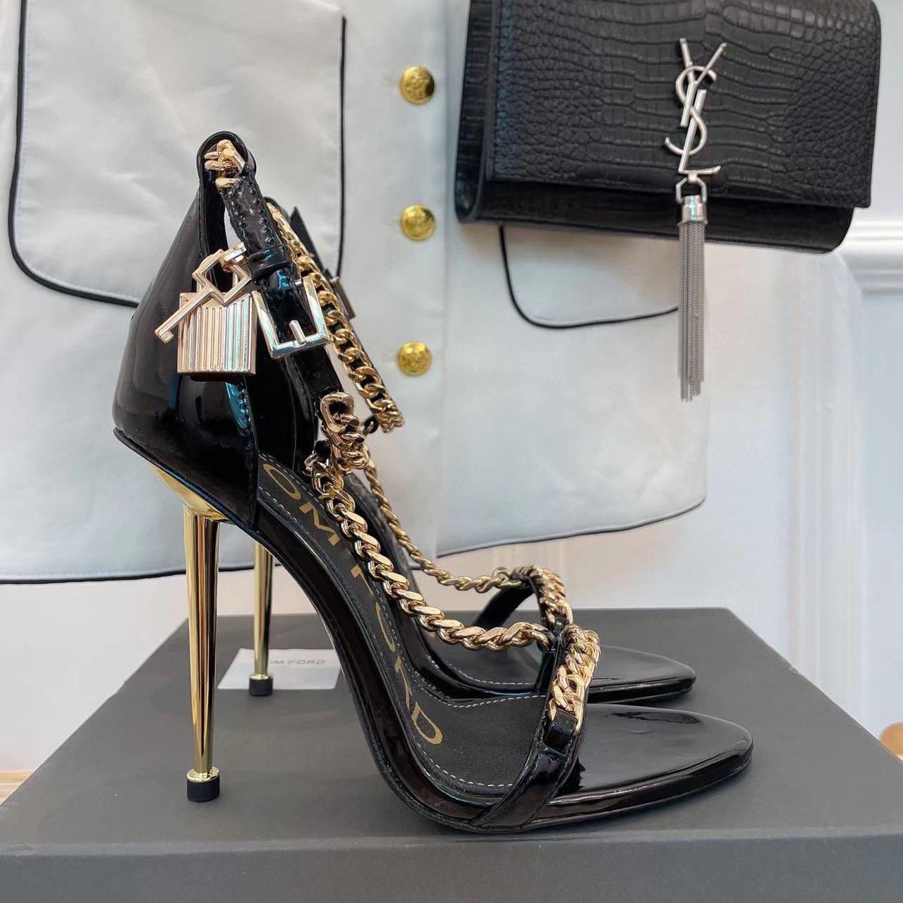 Tom Ford Chain-Embellished Sandals - EUR FASHION