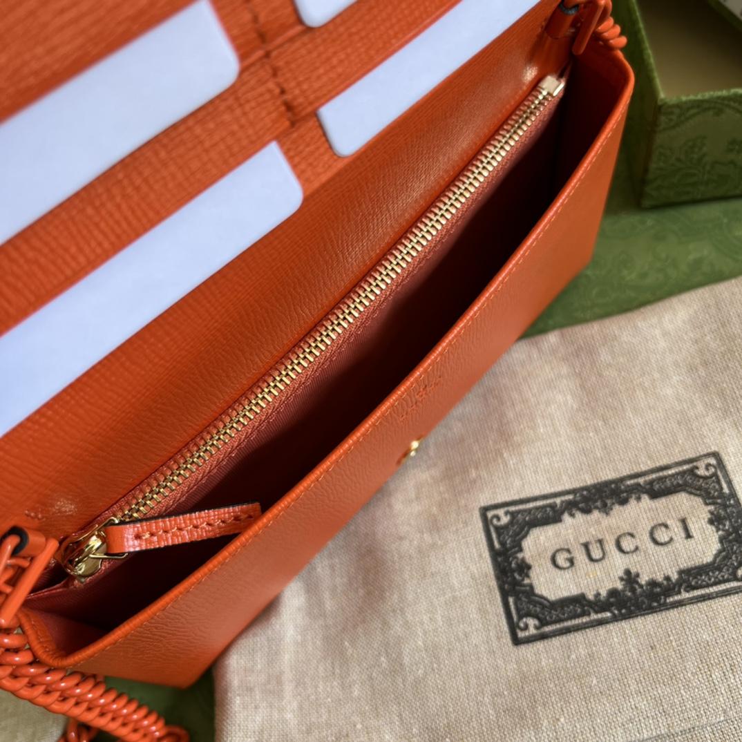 Gucci Horsebit 1955 Wallet With Chain(19-10-4cm) - EUR FASHION