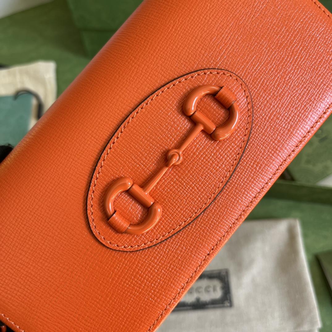 Gucci Horsebit 1955 Wallet With Chain(19-10-4cm) - EUR FASHION