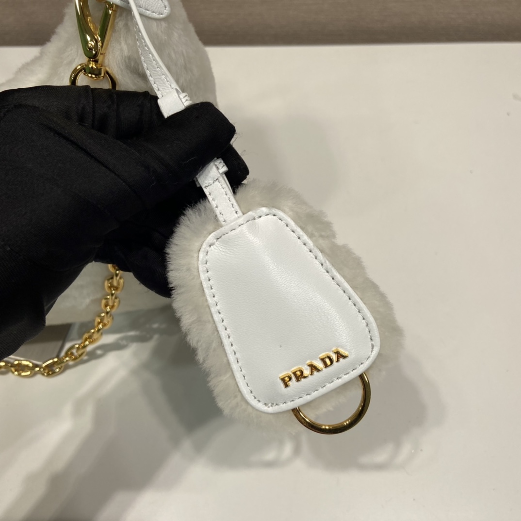 Prada Shearling Mini Bag(23-17-8cm) - EUR FASHION