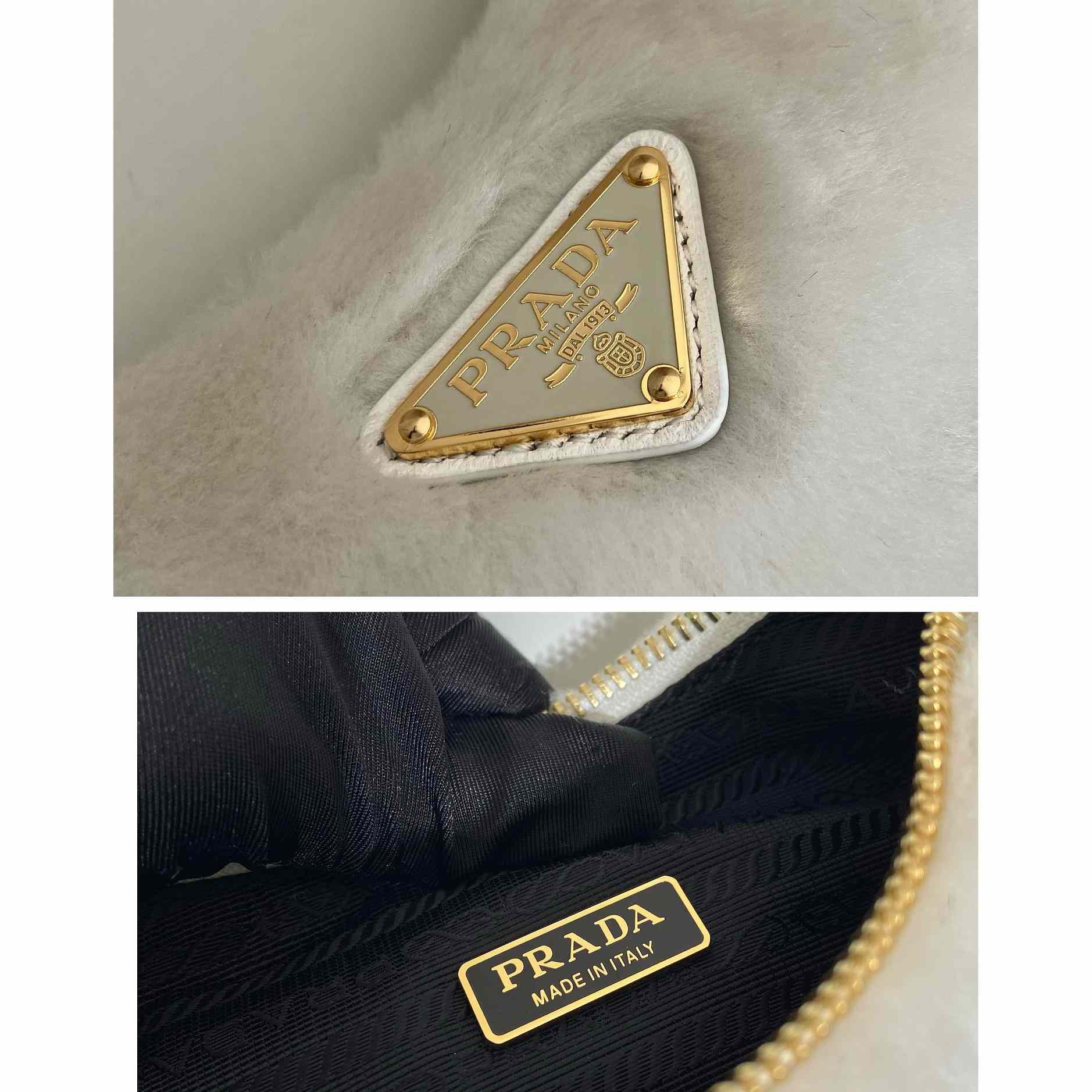 Prada Shearling Mini Bag(23-17-8cm) - EUR FASHION