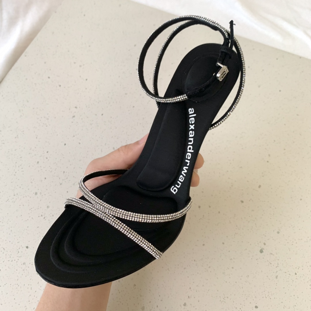 Alexander Wang Dahlia 105 Sandal In Crystal - EUR FASHION