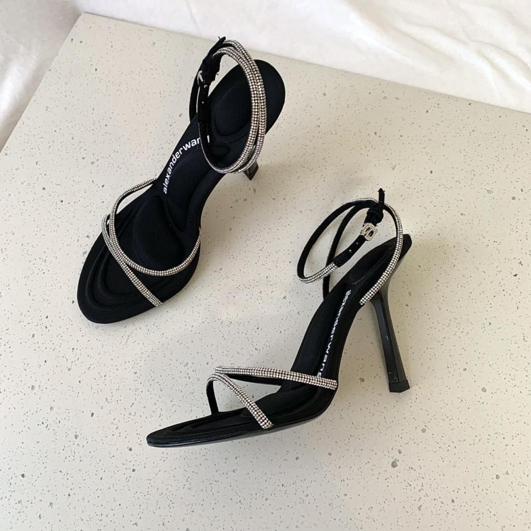 Alexander Wang Dahlia 105 Sandal In Crystal - EUR FASHION
