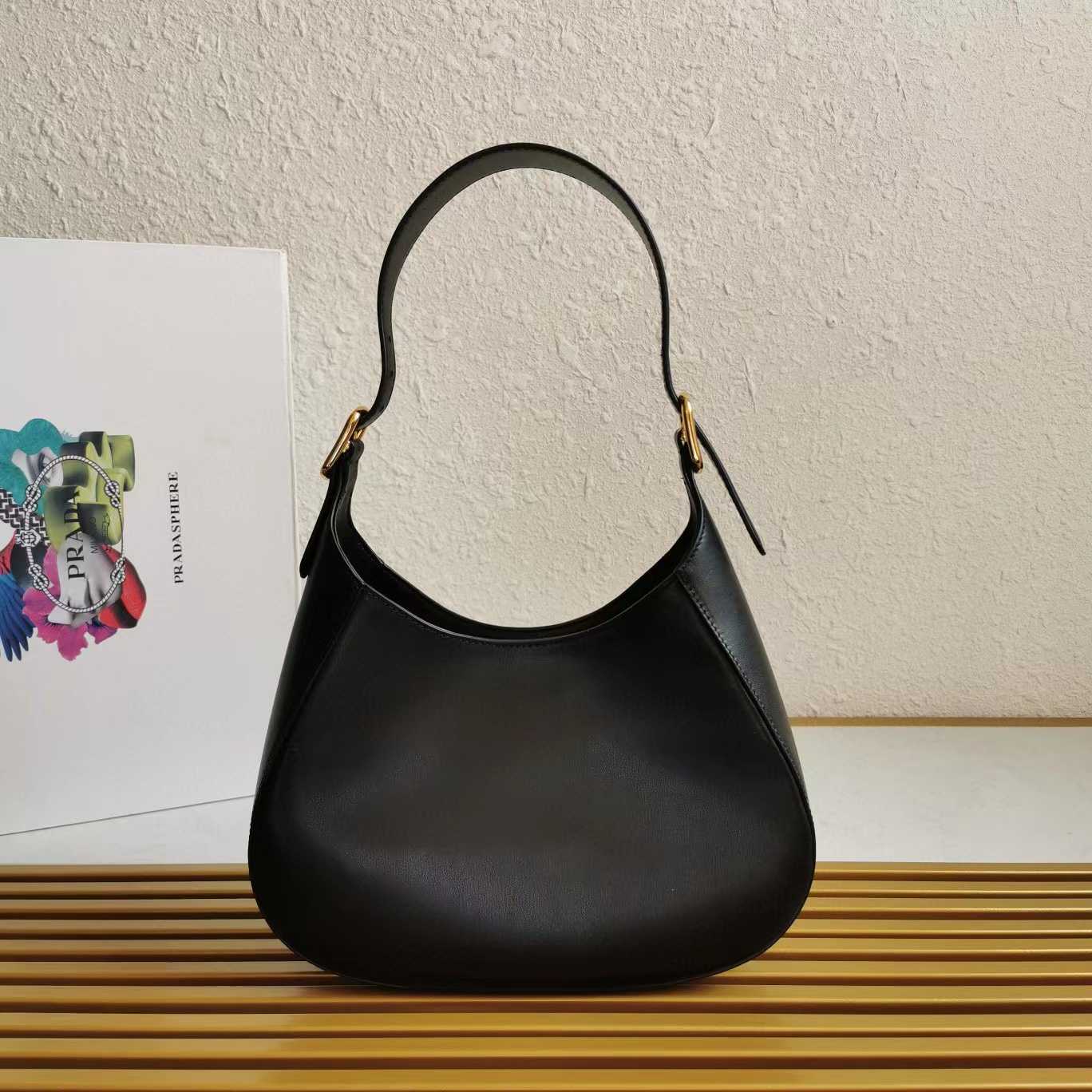 Prada Prada Cleo brushed leather shoulder bag(27-20-7cm) - EUR FASHION