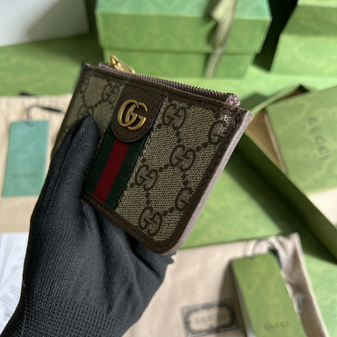 Gucci Ophidia Card Case(12-7.5-1cm) - EUR FASHION