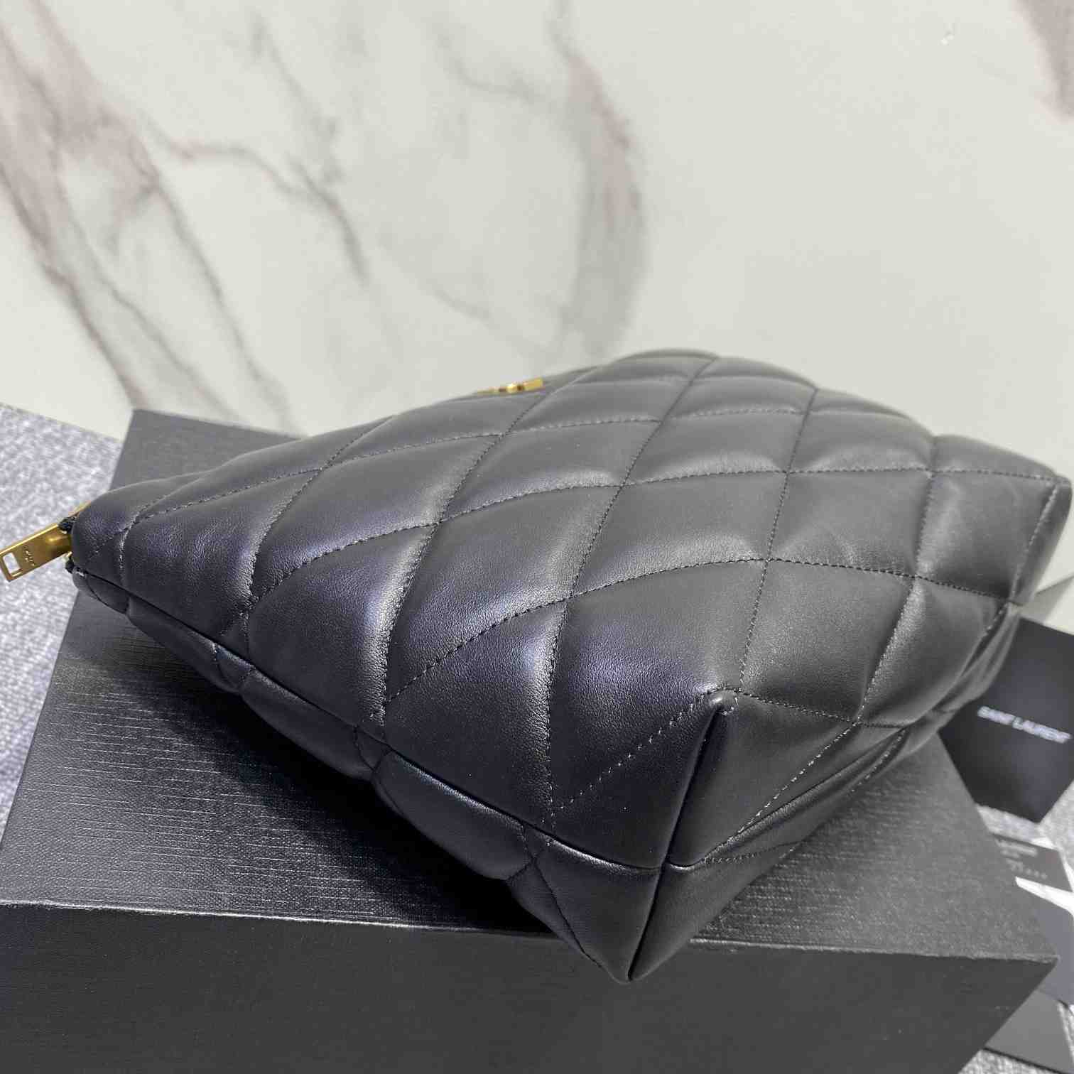 Saint Laurent Sade Pouch In Quilted Lambskin - EUR FASHION